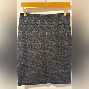 Grace Patterned Pencil Skirt